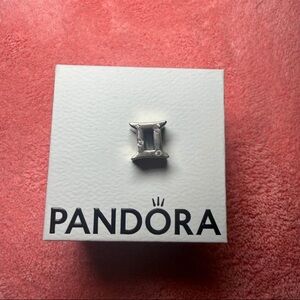 Sparkling Gemini Zodiac Pandora Charm